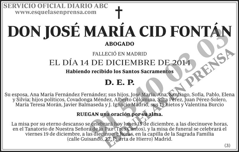 José María Cid Fontán
